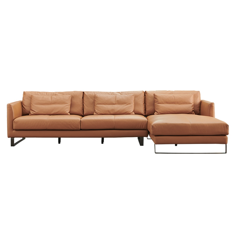 Modern Furniture Restaurant Living Room Leather Sofa